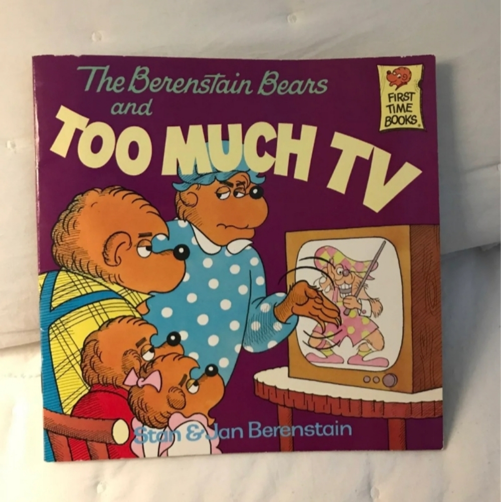 New clean book too much TV Berenstain Bears